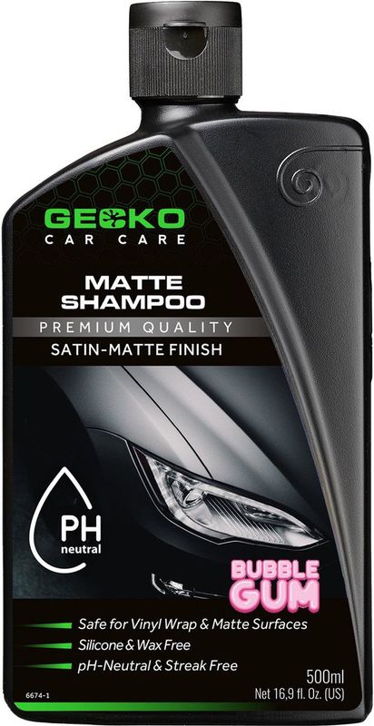 Gecko - Matte Shampoo - 500ml - Autoreinigers