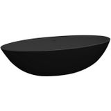 Best Design New Stone vrijstaand bad Just Solid 180x85 cm mat zwart