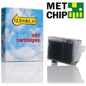 Canon CLI-8BK inktcartridge zwart met chip (123inkt huismerk)