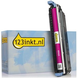 123inkt huismerk vervangt HP 645A (C9733A) toner magenta