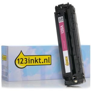 123inkt huismerk vervangt HP 128A (CE323A) toner magenta