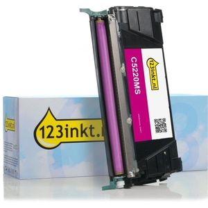 Lexmark C5220MS toner magenta (123inkt huismerk)