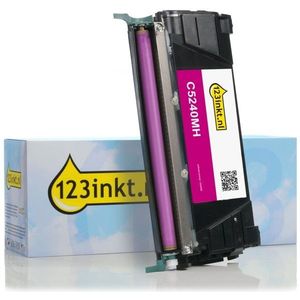 Lexmark C5240MH toner magenta hoge capaciteit (123inkt huismerk)