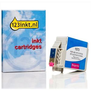 Epson T1573 inktcartridge vivid magenta (123inkt huismerk)