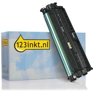 123inkt huismerk vervangt HP 307A (CE740A) toner zwart