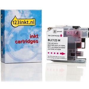 123inkt huismerk vervangt Brother LC-123M inktcartridge magenta