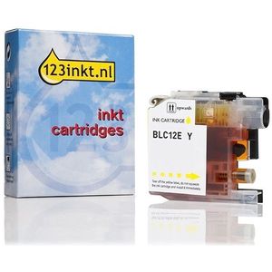 123inkt huismerk vervangt Brother LC-12EY inktcartridge geel