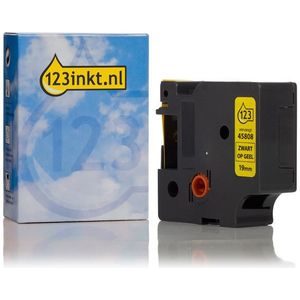Dymo S0720880 / 45808 tape zwart op geel 19 mm (123inkt huismerk)