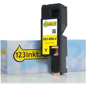Dell 593-BBLV (MWR7R) toner geel (123inkt huismerk)