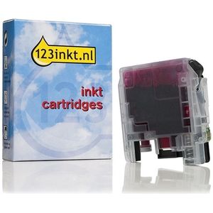 123inkt huismerk vervangt Brother LC-225XLM inktcartridge magenta hoge capaciteit
