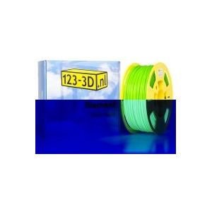 123-3D Filament fluorescerend groen 2,85 mm PLA 1 kg (Jupiter serie)