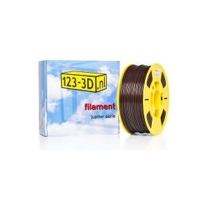 123-3D Filament bruin 2,85 mm ABS 1 kg (Jupiter serie)
