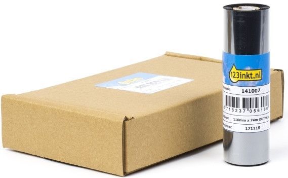 Zebra - 2300 - Hars Ribbon - 110 mm x 74 m - Doos à 5 Stuks