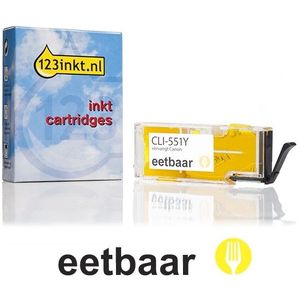 Canon - CLI-551Y - Inktcartridge - Geel - Eetbaar