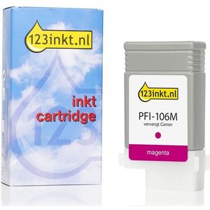 Canon PFI-106M inktcartridge magenta (123inkt huismerk)