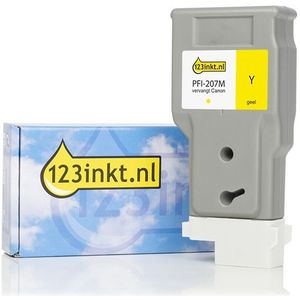 Canon PFI-207Y inktcartridge geel (123inkt huismerk)