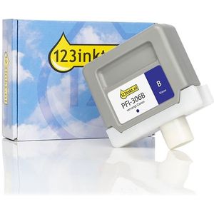 Canon PFI-306B inktcartridge blauw (123inkt huismerk)