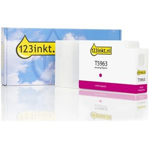 Epson T5963 inktcartridge vivid magenta standaard capaciteit (123inkt huismerk)