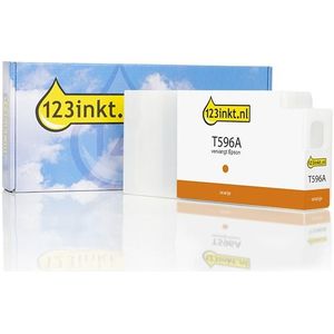 Epson T596A inktcartridge oranje standaard capaciteit (123inkt huismerk)