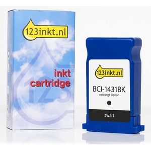 Canon BCI-1431BK inktcartridge zwart (123inkt huismerk)