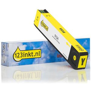 123inkt huismerk vervangt HP 913A (F6T79AE) inktcartridge geel