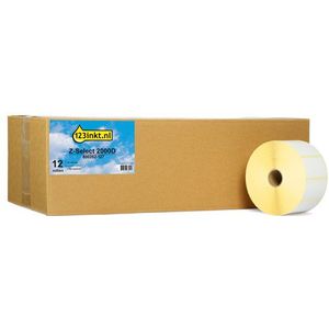 Zebra Z-Select 2000D verwijderbaar label (800262-127) 57 x 32 mm (12 rollen) 123inkt huismerk