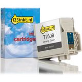 Epson T7608 inktcartridge mat zwart (123inkt huismerk)
