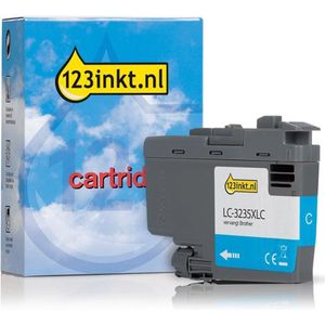 123inkt huismerk vervangt Brother LC-3235XLC inktcartridge cyaan hoge capaciteit