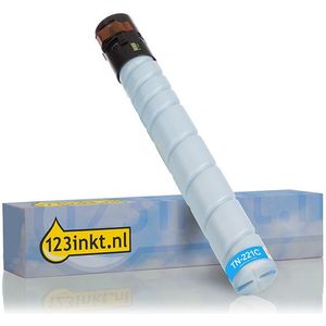 Konica Minolta TN-221C (A8K3450) toner cyaan (123inkt huismerk)