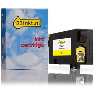 Epson T40D4 inktcartridge geel hoge capaciteit (123inkt huismerk)