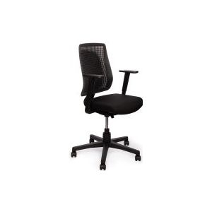 123inkt ergonomische bureaustoel zwart