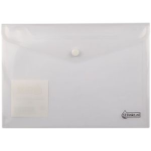 123inkt documentenvelop A5 transparant