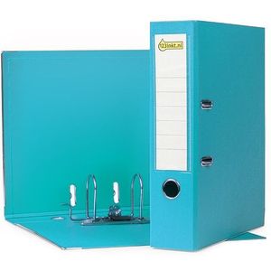 123inkt classeur A4 plastic turquoise 80 mm