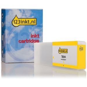 Epson T8044 inktcartridge geel (123inkt huismerk)