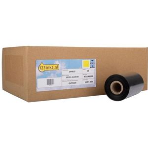 123inkt huismerk vervangt Zebra 3200 wax/hars ribbon (03200BK11030) 110 mm x 300 m (15 ribbons)