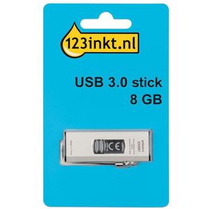123inkt - USB 3.0-stick - 8GB - Met Schuiffunctie