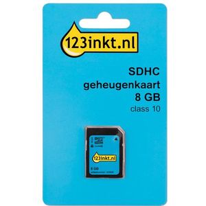123inkt SDHC geheugenkaart class 10 - 8GB