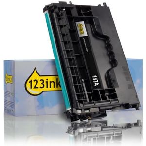 123inkt huismerk vervangt HP 147A (W1470A) toner zwart