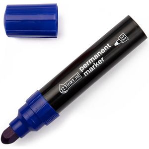 123inkt permanent marker blauw (3 - 7 mm rond)