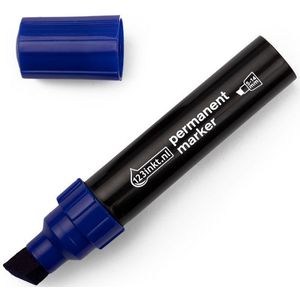 123inkt permanent marker blauw (5 - 14 mm schuin)