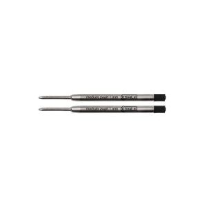 123inkt balpen navulling medium zwart (2 stuks)