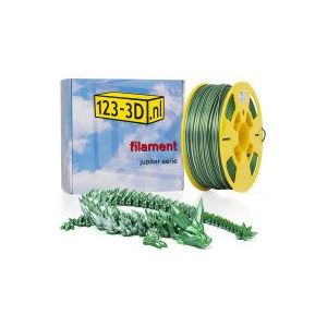 123-3D Kameleon filament Groen - Wit 2,85 mm PLA 1 kg (Jupiter serie)