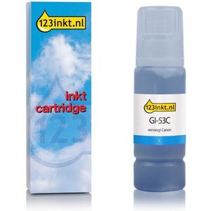 Canon GI-53C inkttank cyaan (123inkt huismerk)