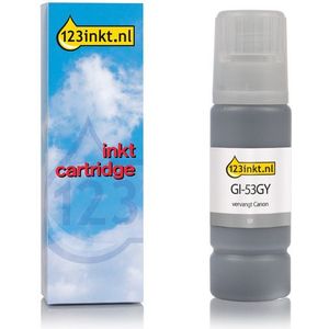 Canon GI-53GY inkttank grijs (123inkt huismerk)