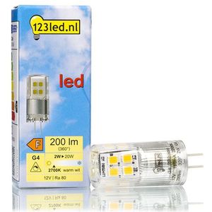 123led G4 LED capsule | SMD | Helder | 2700K | Dimbaar | 2W (20W)