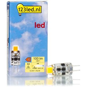 6x 123led G4 LED capsule | COB | Helder | 2700K | Dimbaar | 1W (14W)