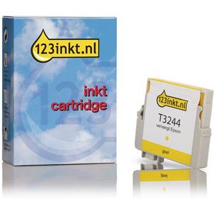 Epson T3244 inktcartridge geel (123inkt huismerk)