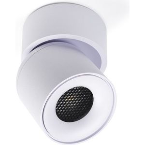 Led opbouwspot | Rond | Wit | Kantelbaar | GU10 fitting | Ø 94mm