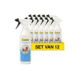 12x Super Vlekverwijderaar spray 500 ml (123schoon huismerk)