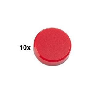 123inkt magneten 30 mm rood (10 stuks)